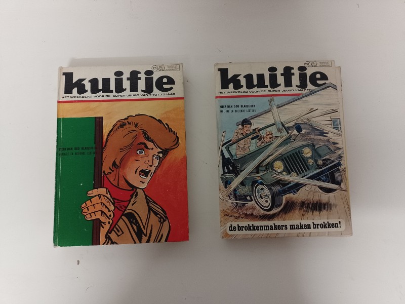 Set van 2 Kuifje weekbladen