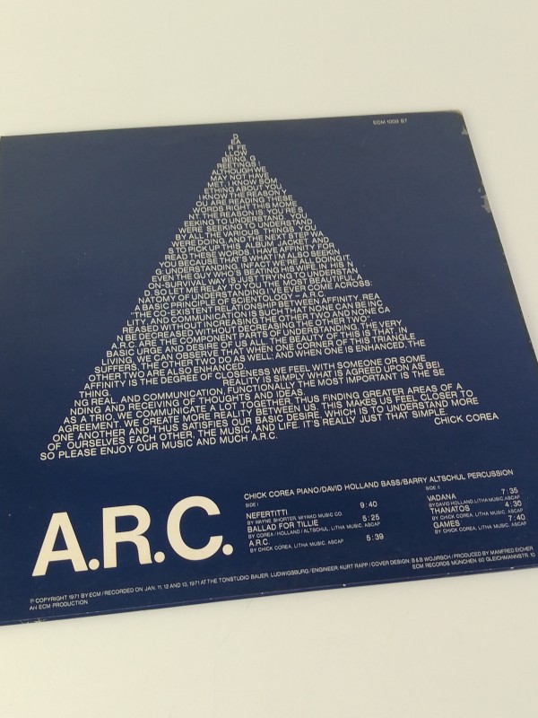 A.R.C. Chick Corea - vinyl