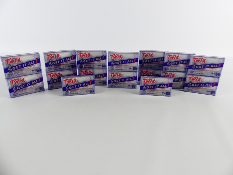 16 Twix 'Get it All!' cassettebandjes – Type I, 60 min