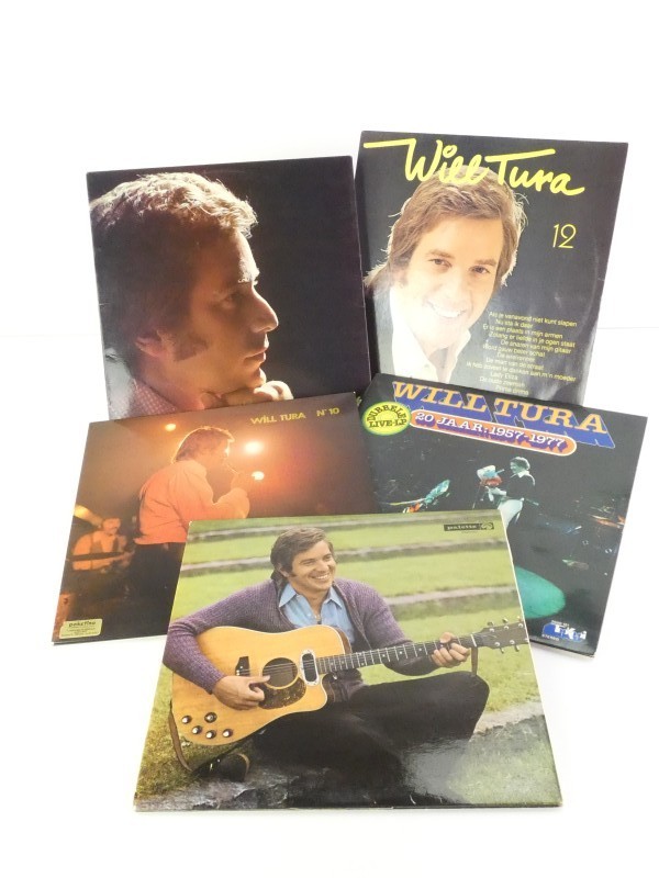 Set van 5 Vinyl LP’s – Will Tura