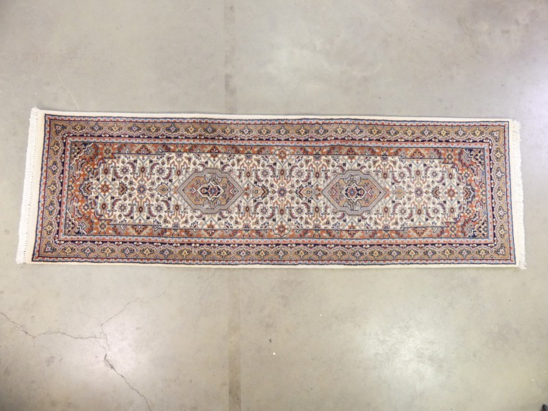 Iraanse handgeweven loper – Heriz-stijl (63 x 206 cm)