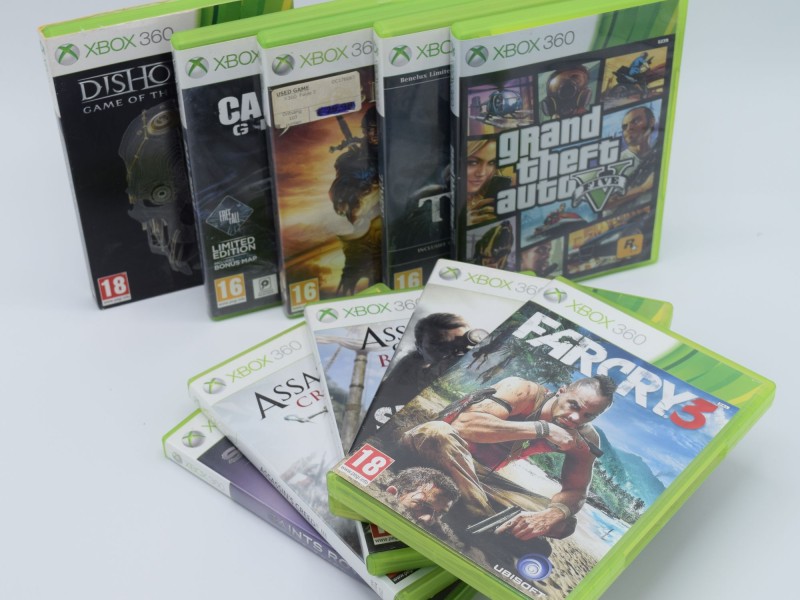 Xbox 360 spelletjes (10stuks)