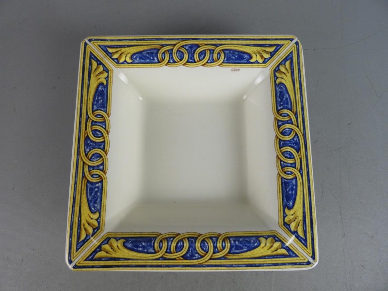 Vierkante serveerschaal gemerkt Tiffany Boutique