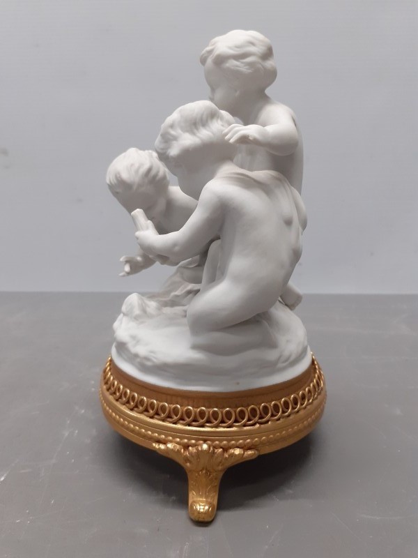 Vintage Biscuit Porselein Beeldje - Capodimonte Porselein Italië