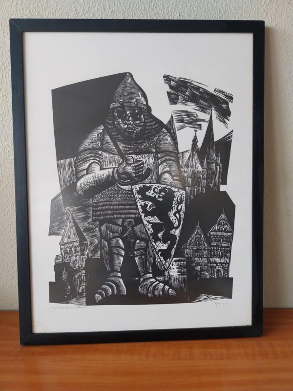Litho “Robrecht van Bethune” 17/30 door Seys Walter