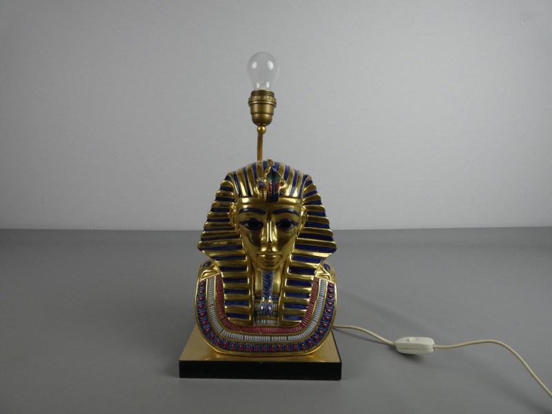 Egyptische Farao Buste Tafellamp