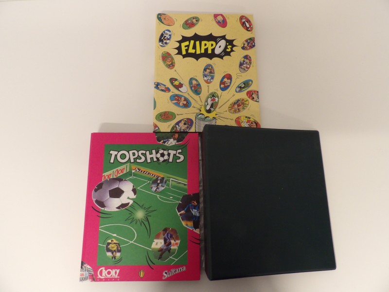 3 Flippo's verzamelkaften (485 stuks)