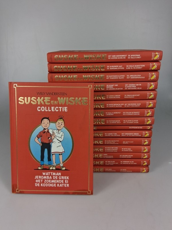 16 Suske en Wiske boeken (Lecturama reeks) Hardcover(1986 - 2001)