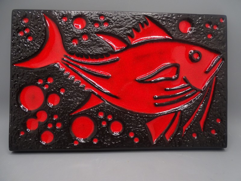 Vintage keramiek plaat