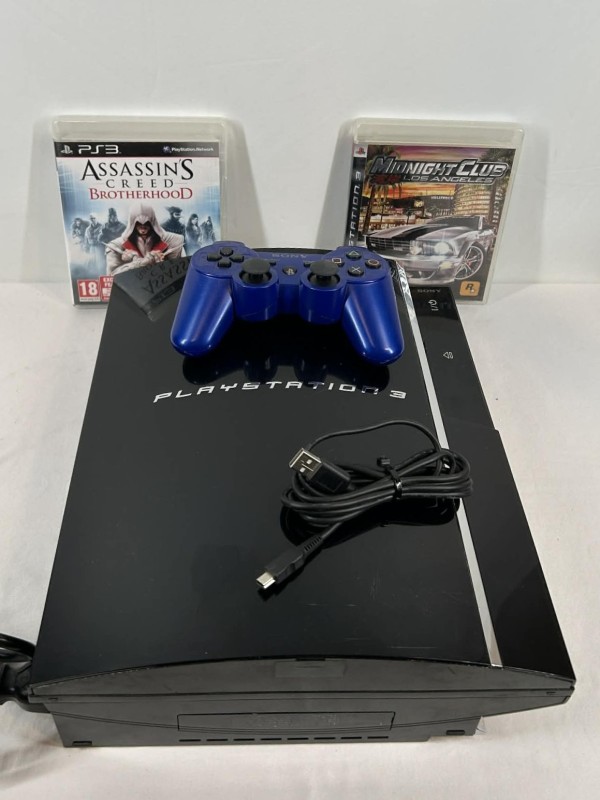 Sony Playstation 3 met 2 games