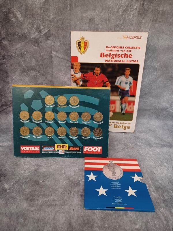 Uniek Kavel: Officiële Belgische WK 1994 & Red Devils verzamelitems