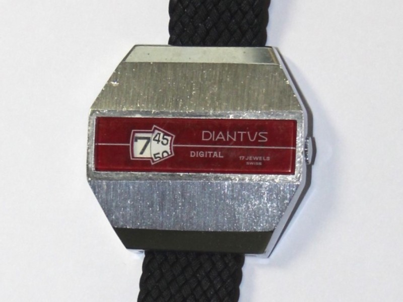 Vintage Diantus "Jump Hour" Horloge