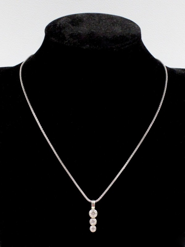 925 Zilveren Halsketting met Hanger A