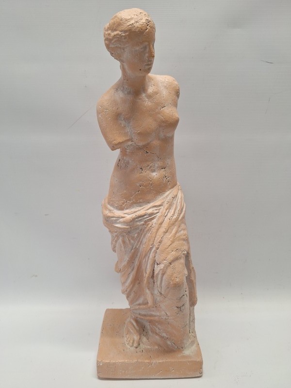Reproductie van de Venus van Milo - klassiek beeld in terracotta look