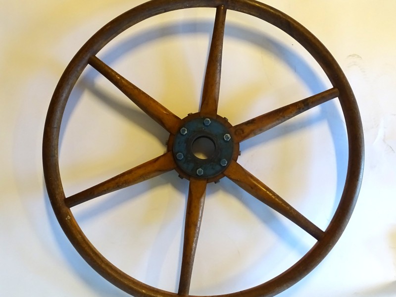 Houten scheepsroer
