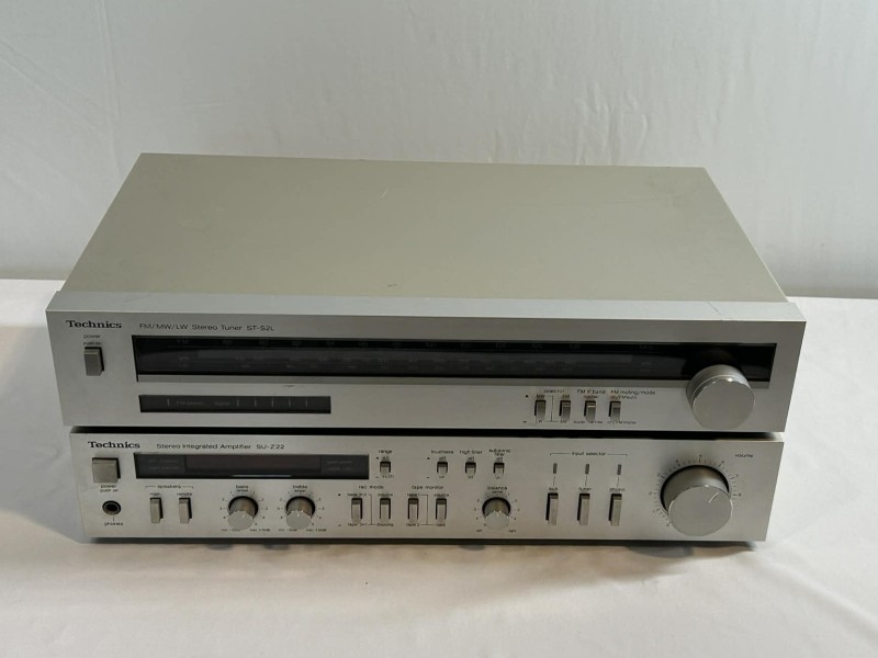 Technics stereo set: tuner+versterker