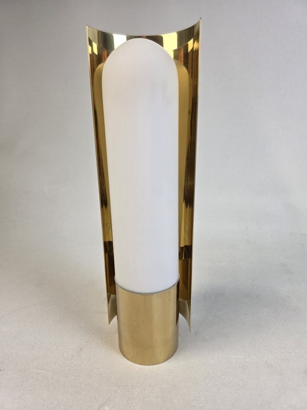 Vintage wandlamp met gouden look