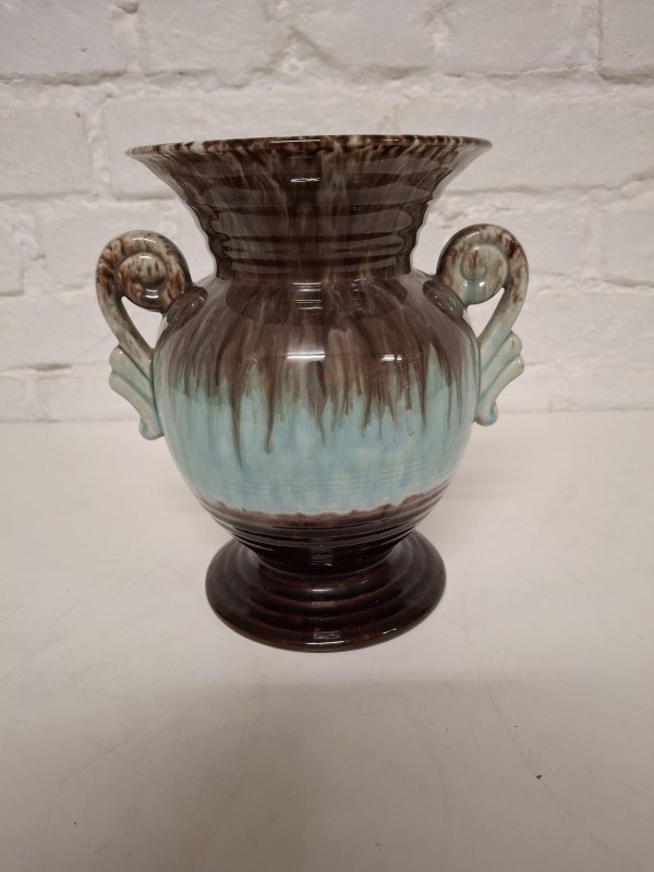 Vintage Bay Keramische vaas in Art Nouveau stijl