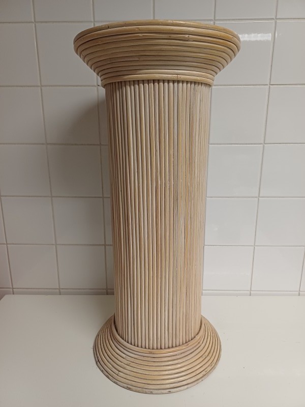 Vintage bamboe plantenzuil