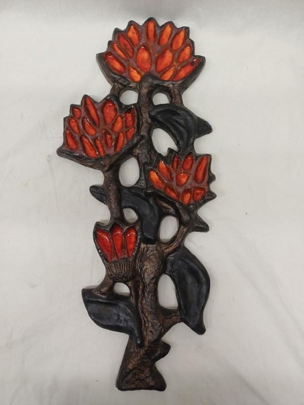 Keramisch wandsculptuur Perignem