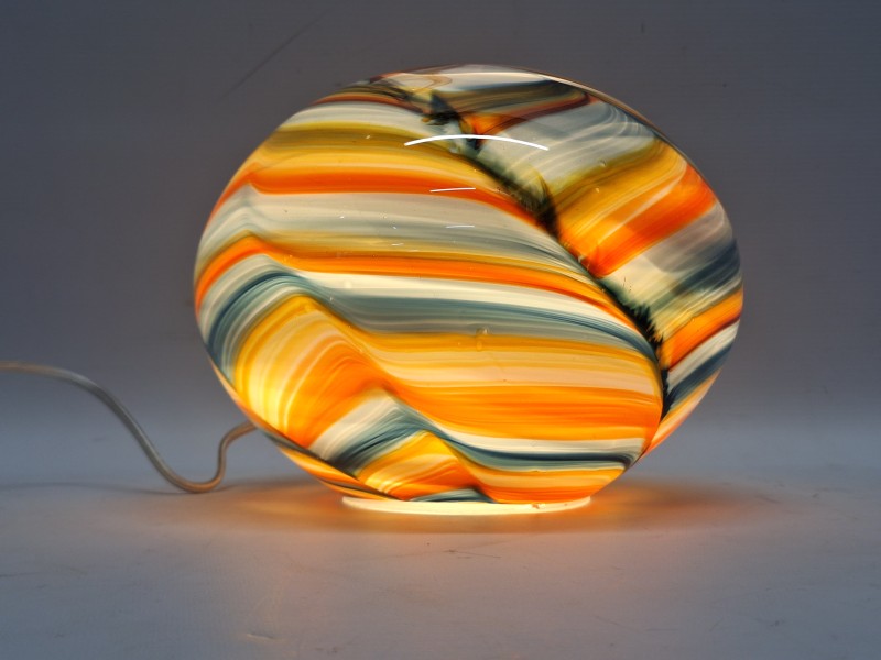 Originele Mdina Glass tafellamp (24-08-1989) - Gesigneerd & Gecertificeerd vintage design