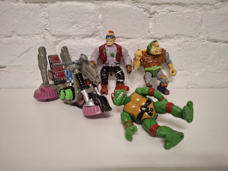 Vintage Teenage Mutant Ninja Turtles figuren