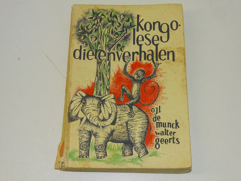 Oud Kinderboek: Kongolese Dierenverhalen, De Munck 1965