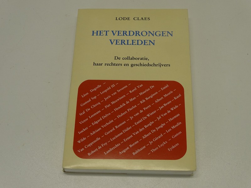 Boek: Het Verdrongen Verleden, Lode Claes, 1983