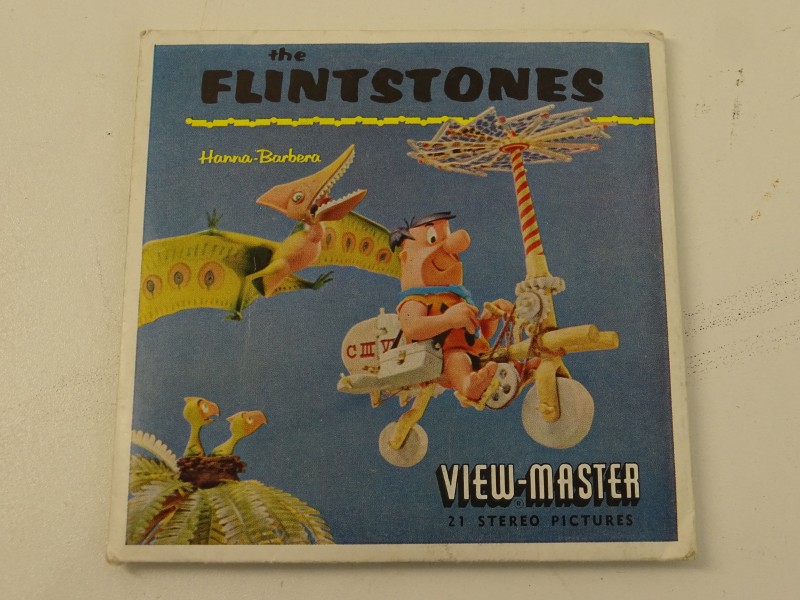 View Master Schijven: The Flintstones, 21 Stereo Pictures, 1965