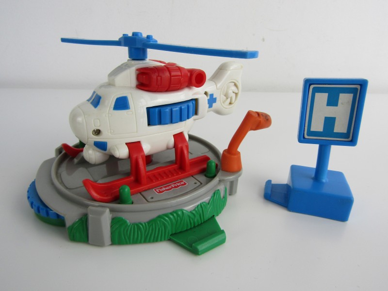 Fisher Price, Geo Trax Speelgoed: Helikopter, B4347, 2003