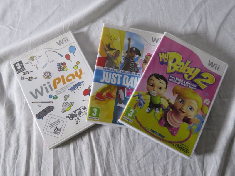 Set van 3 wii spelletjes