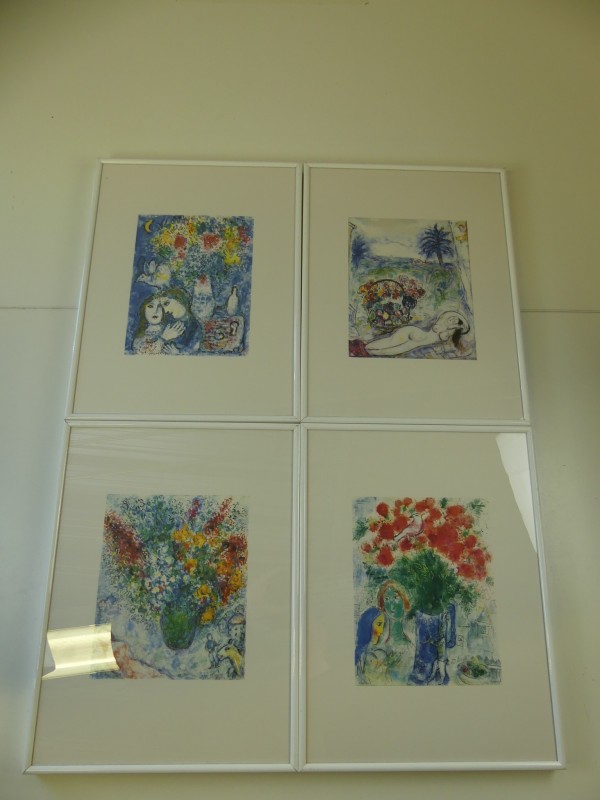 4 kunstdrukken Marc Chagall